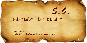 Sétáló Ottó névjegykártya